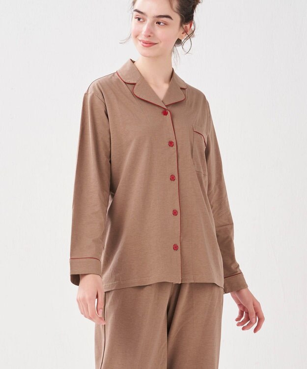 une nana cool 【綿混】ラスティック天竺パジャマ MADE WITH LIBERTY FABRIC OC