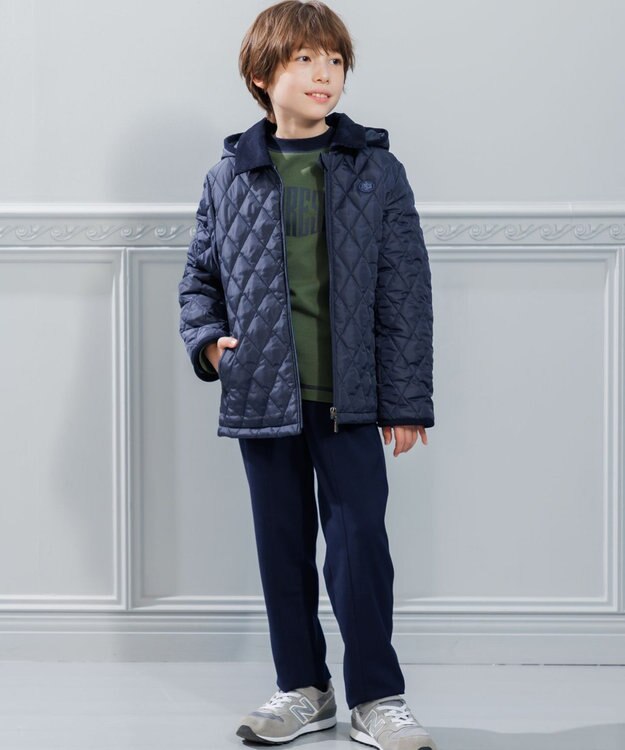 J.PRESS KIDS 【140-170cm】ナチュラルストレッチ パンツ ネイビー系