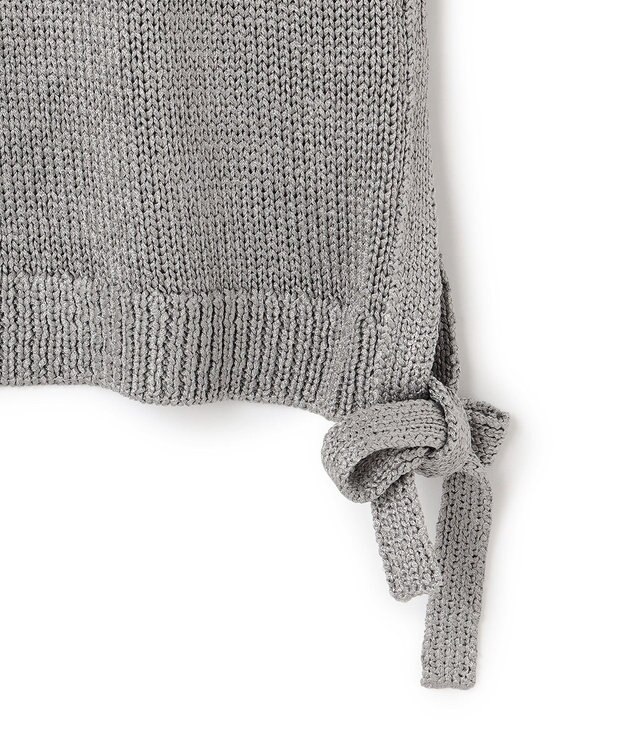 23区 【洗える】ブライトリリーヤーン ニット ベスト グレー系