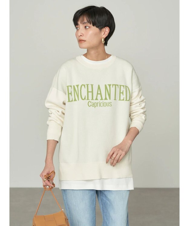 AMERICAN HOLIC ロゴニットプルオーバー Ivory