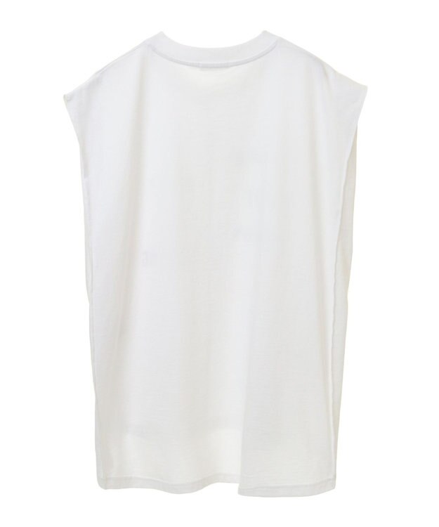 CRAFT STANDARD BOUTIQUE リメイクロゴノースリーブTee Off White