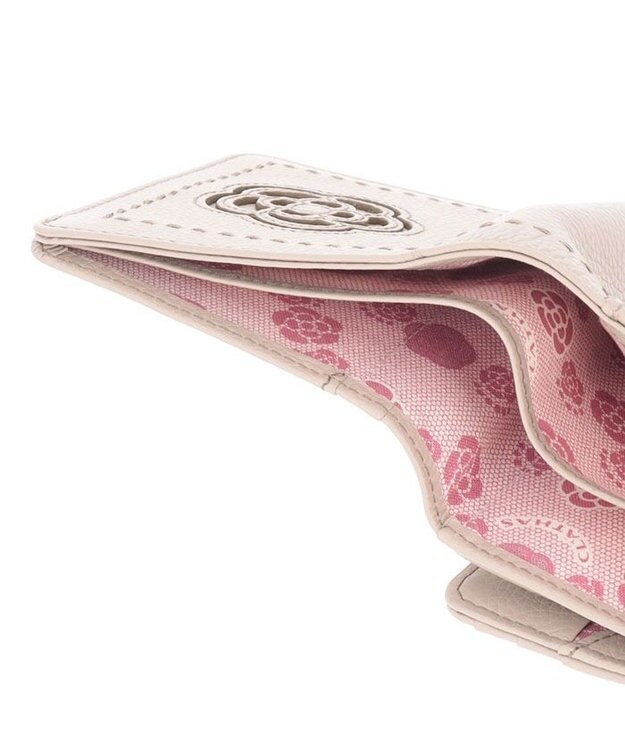 CLATHAS カイト 内BOX二つ折り財布 グレージュ