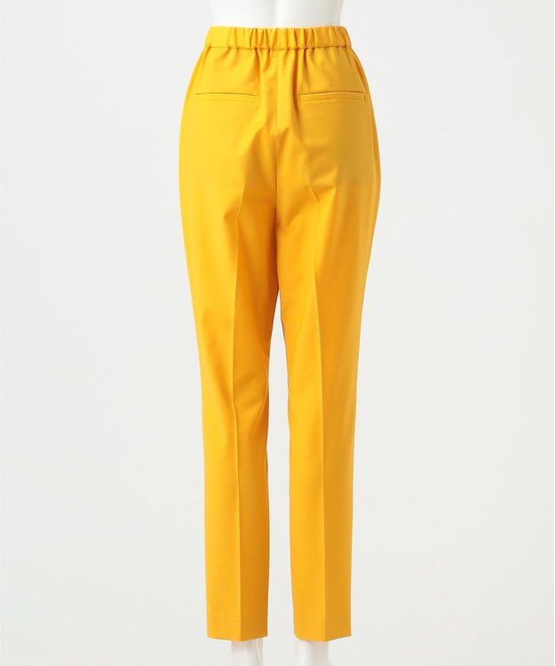 23区 L 【R(アール)】ウールトロストレッチ テーパードパンツ サフランイエロー系