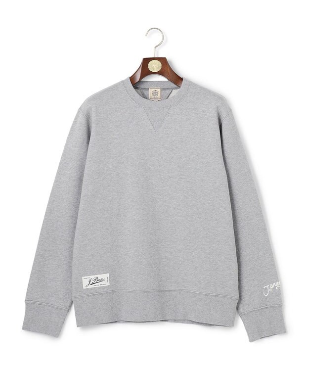 J.PRESS MEN 【NYUZELESS】ヘビーウェイト スウェットシャツ ライトグレー系