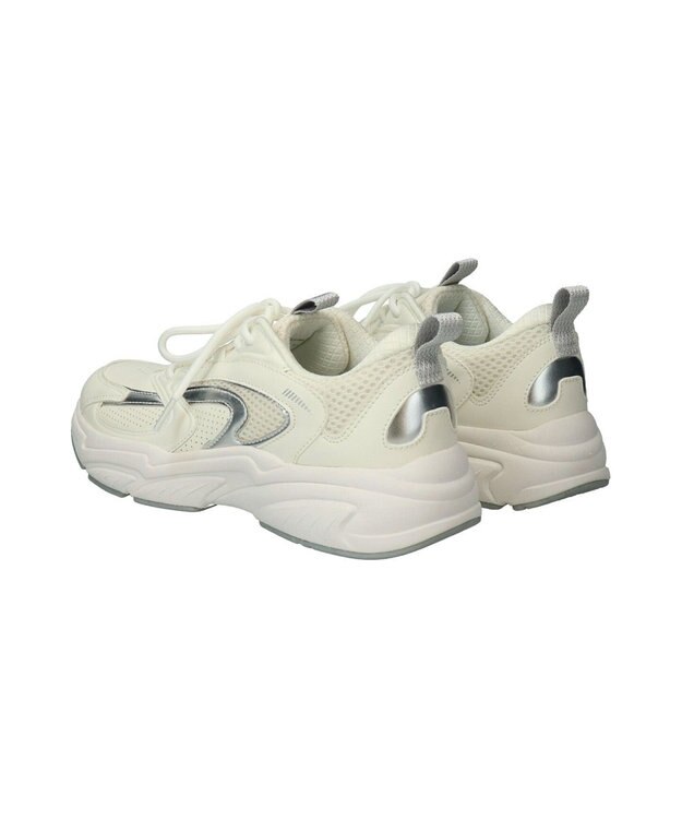 Bridget Birkin 【VINCULUM】メタリックコンビスニーカー ホワイト