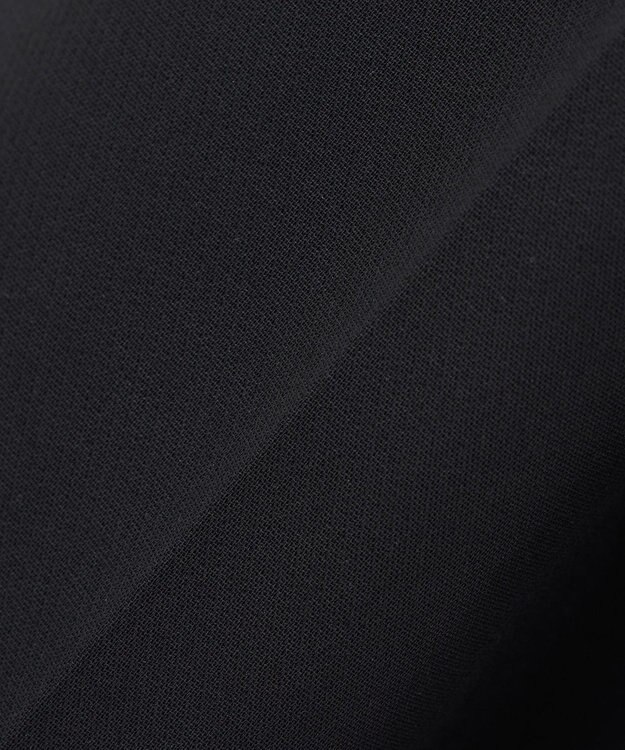 23区 【エステータ】コットンダブルクロス ワイドシルエットパンツ ブラック系