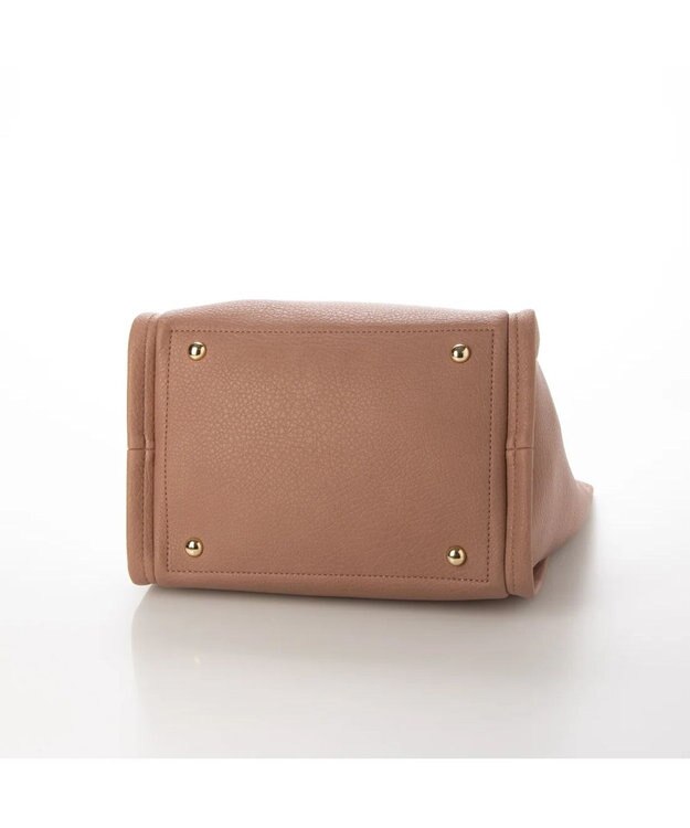 UNBILLION カシュカシュ cachecache / ミニショルダー付きソフトレザー調ミニトートバッグ ピンク