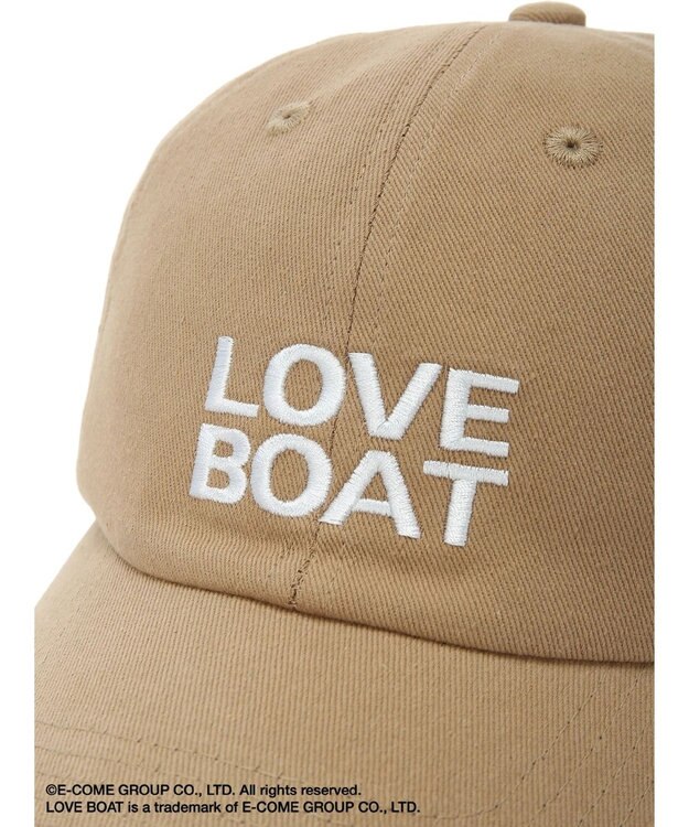 Green Parks ■別注　ＬＯＶＥ　ＢＯＡＴ　ロゴＣＡＰ Beige