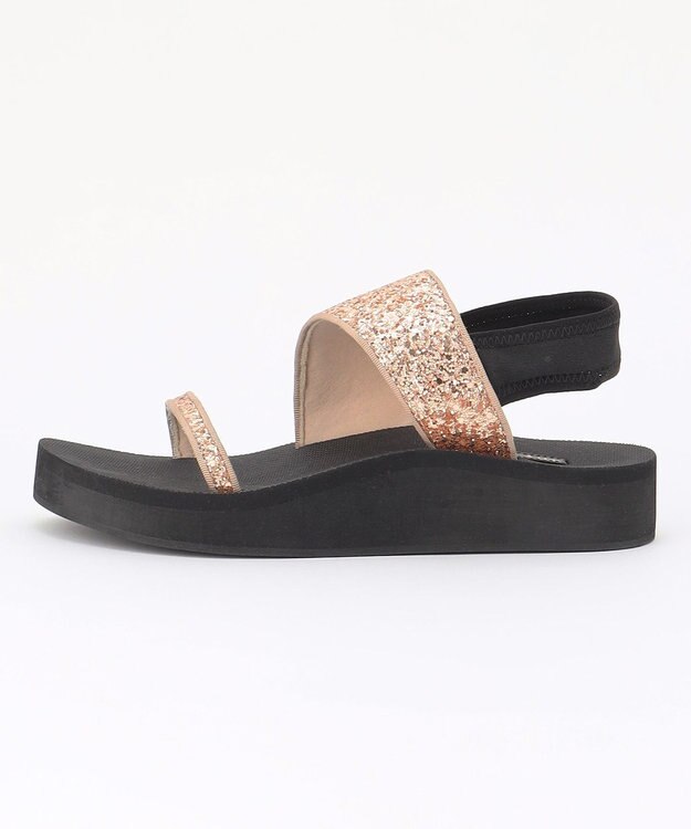 ANY SIS 【23.0~24.0cm】ボリュームソールレディ サンダル シャンパン