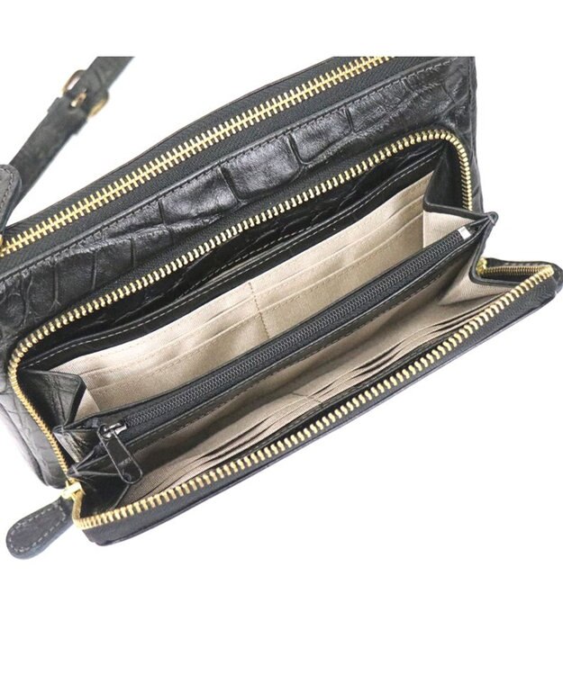 Regalo Felice 【お財布機能付き / 人気商品がリニューアル】ポシェット / REGALO BK(ブラック）