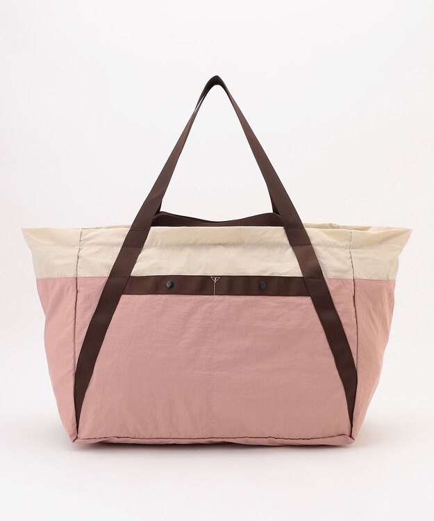 LA BAGAGERIE 【MONICA】ダブルハンドル　パッカブルビッグバッグ ピンク