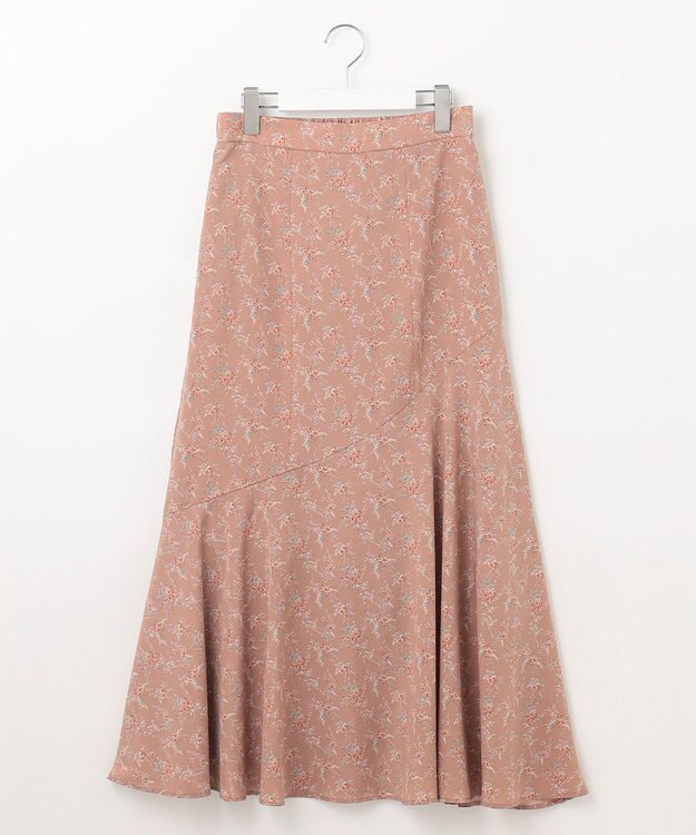 Feroux フラワーモチーフプリント スカート ピンク系1
