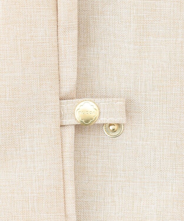 TOCCA 【晴雨兼用】DANCING RIBBON UMBRELLA 折り畳み傘 収納バッグ付き ベージュ系