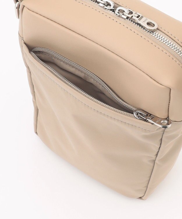 Y'SACCS 小西真奈美×Y'SACCS コンビスクエアショルダーバッグ グレージュ