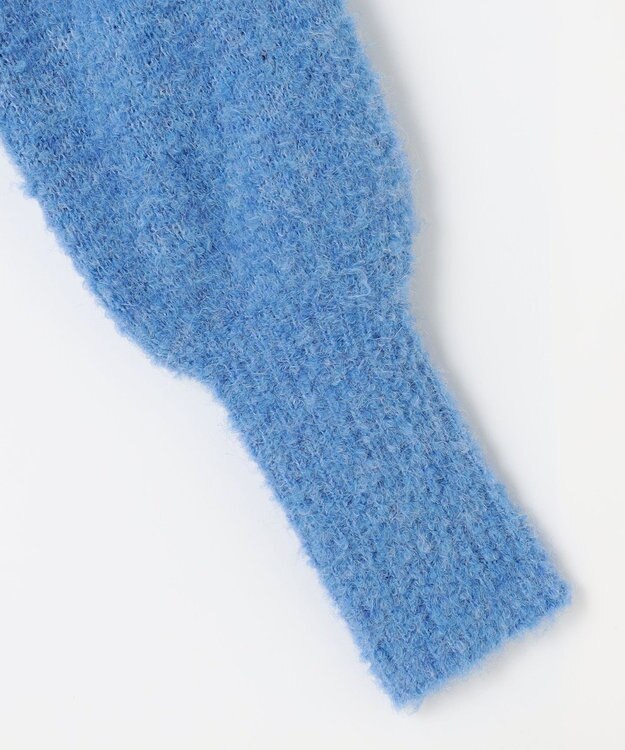 Feroux 【洗える】ブークレー ラグランニット ブルー系