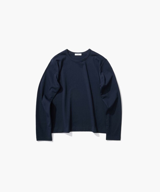 ATON DRY COTTON JERSEY | ロングスリーブＴシャツ NAVY
