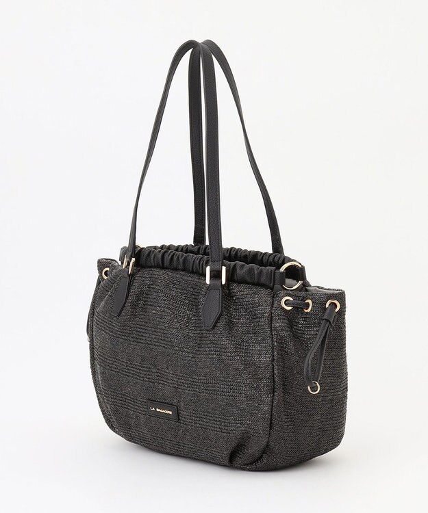 LA BAGAGERIE シャーリング2WAYサマーバッグ ブラック