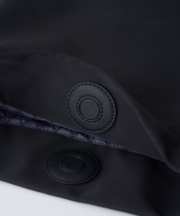 MIYABIYA LAQUOH【撥水加工】ミニマルナイロンワンショルダー (L) ブラック