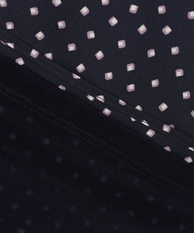 J.PRESS LADIES スクエアキカプリント カットソー ネイビー系5