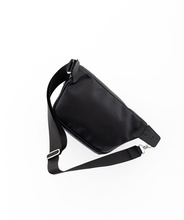 JOSEPH HOMME シンセティックシュリンクレザー　ボディバッグ ブラック系