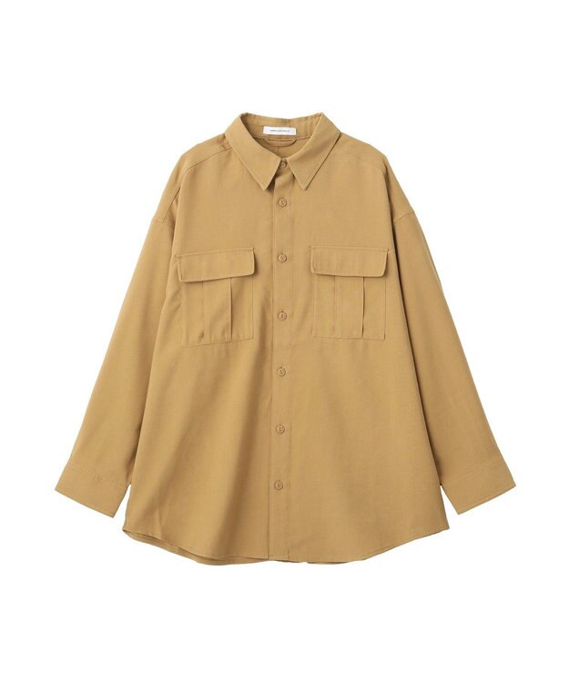 AMERICAN HOLIC ミリタリーシャツ Beige