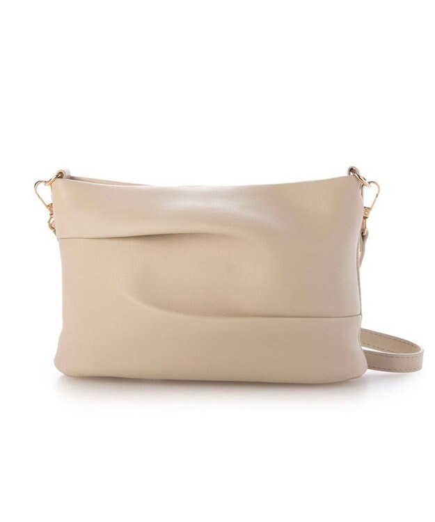 UNBILLION カシュカシュ cachecache / ギャザーチェーン2wayショルダー アイボリー