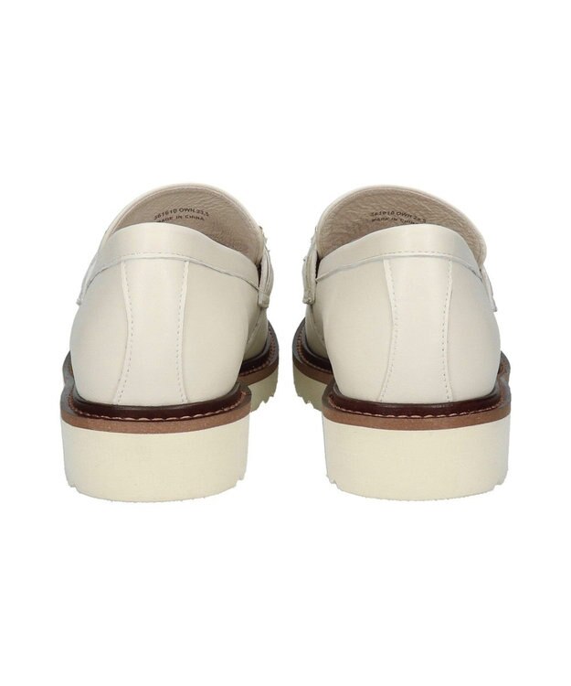 Bridget Birkin 【PARADIS COULEUR】メタルバーフリンジローファー オフホワイト