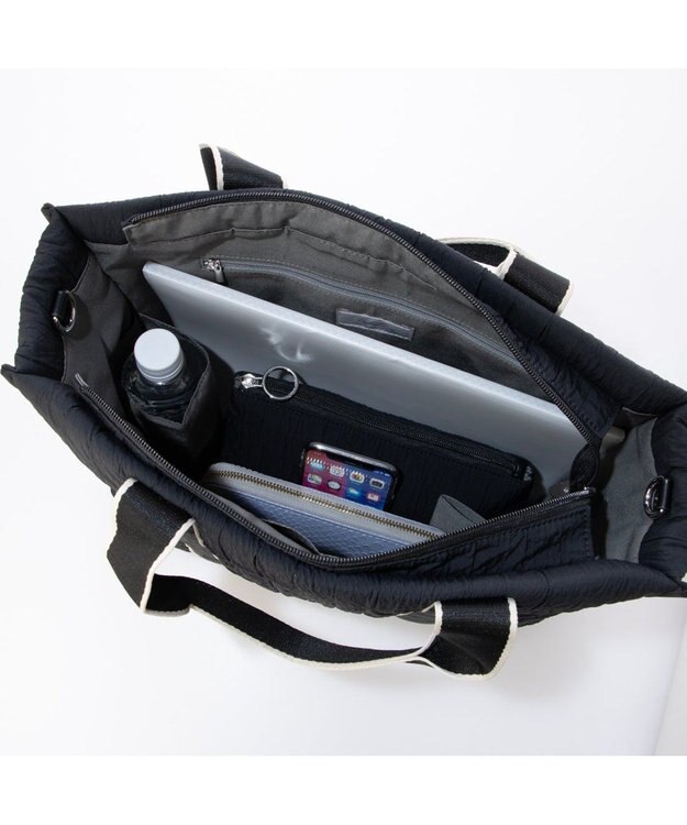 UNBILLION カシュカシュ cachecache / ボンディングスクエアビッグトート ブラック