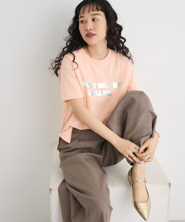 CRAFT STANDARD BOUTIQUE メタリックロゴプリントＴＥＥ Pink
