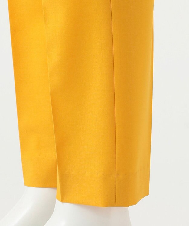 23区 【R(アール)】ウールトロストレッチ テーパードパンツ サフランイエロー系