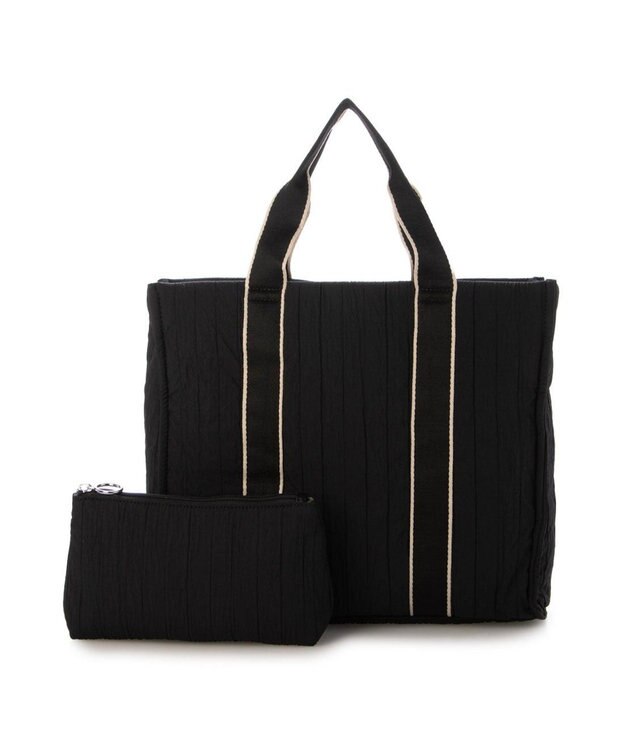 UNBILLION カシュカシュ cachecache / ボンディングスクエアビッグトート ブラック