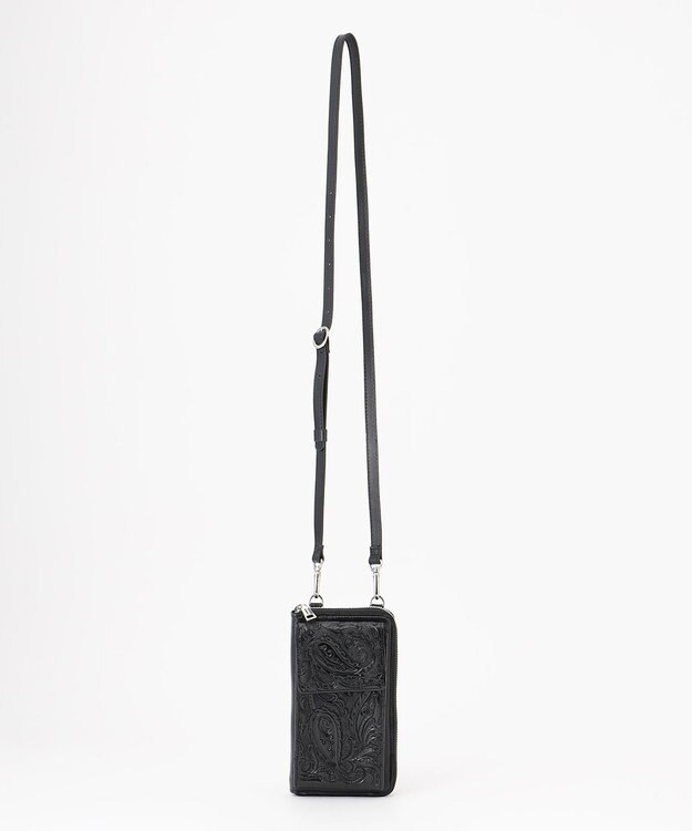 GRACE CONTINENTAL LeatherMobileBag ブラック