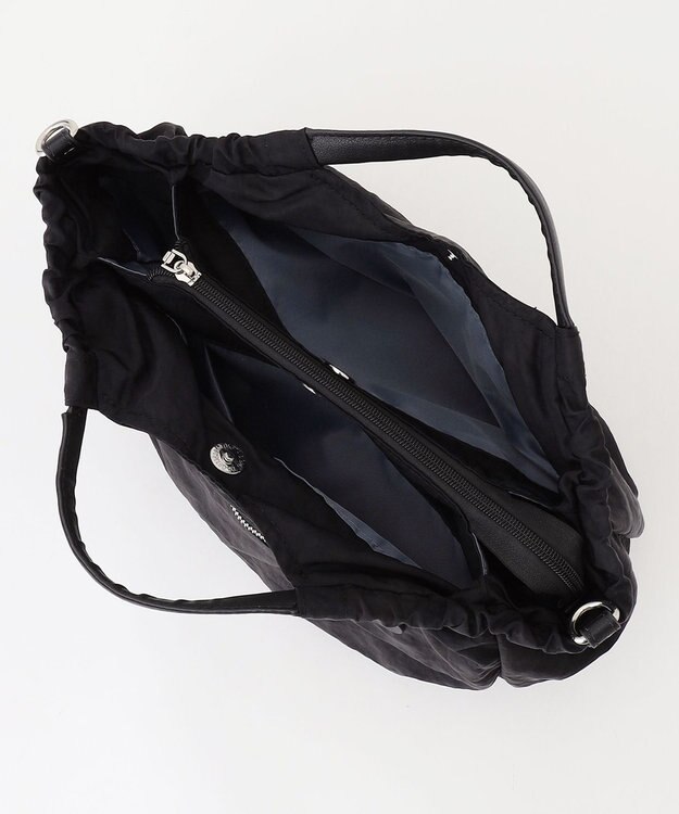 Y'SACCS 【Y’SACCS vous et】サイドギャザー2WAYトート Sサイズ ブラック