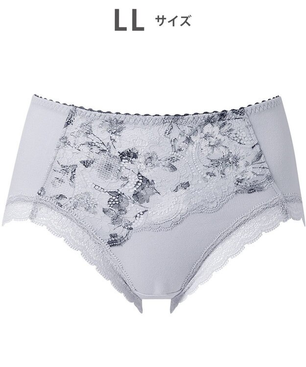 WACOAL ショーツ 【重力ケアブラ】 BXB194とペア はきこみ丈ふつう 綿混(本体) レディース PXB294 /ワコール チャコールグレー