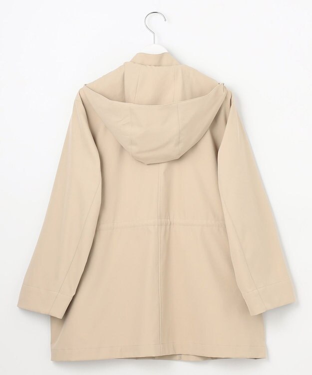 J.PRESS LADIES 【洗える・撥水】ドライツイルストレッチ フーディ アウター ベージュ系