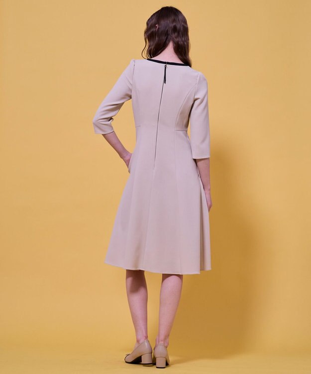 TOCCA RIBBON MONO ドレス ベージュ系