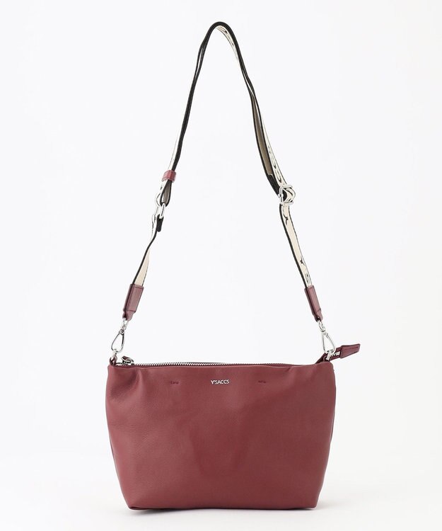 Y'SACCS イザック　イタリアンシープマルチウェイトートバッグ ワイン
