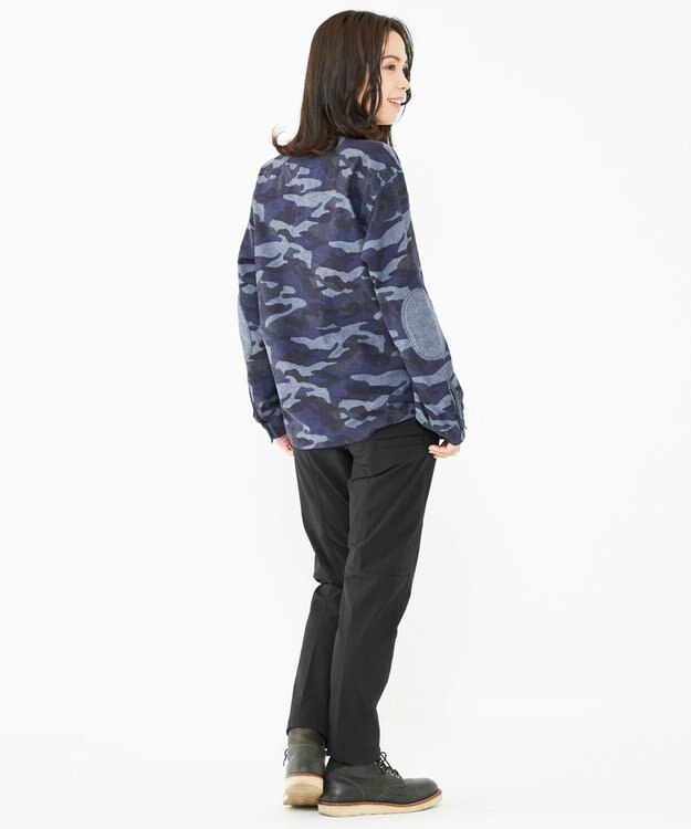 JOSEPH ABBOUD MOUNTAIN 【UNISEX】JOEコットンカモフラージュ シャツ ネイビー系7