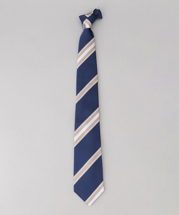 GOTAIRIKU 【日本製】ネクタイ_ストライプ ネイビー系1