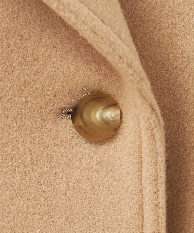 23区 【GOLD LABEL】ウールリバー Pコート キャメル系