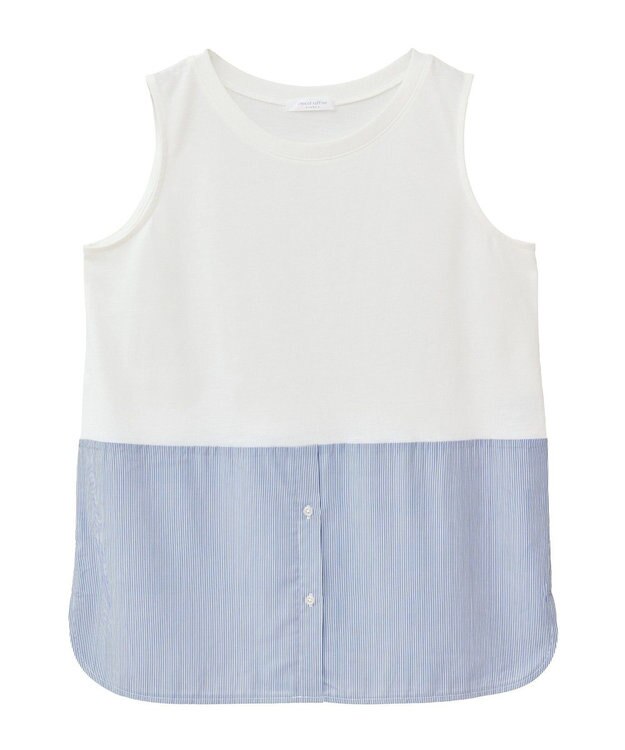 Green Parks シャツドッキングタンクトップ Stripe