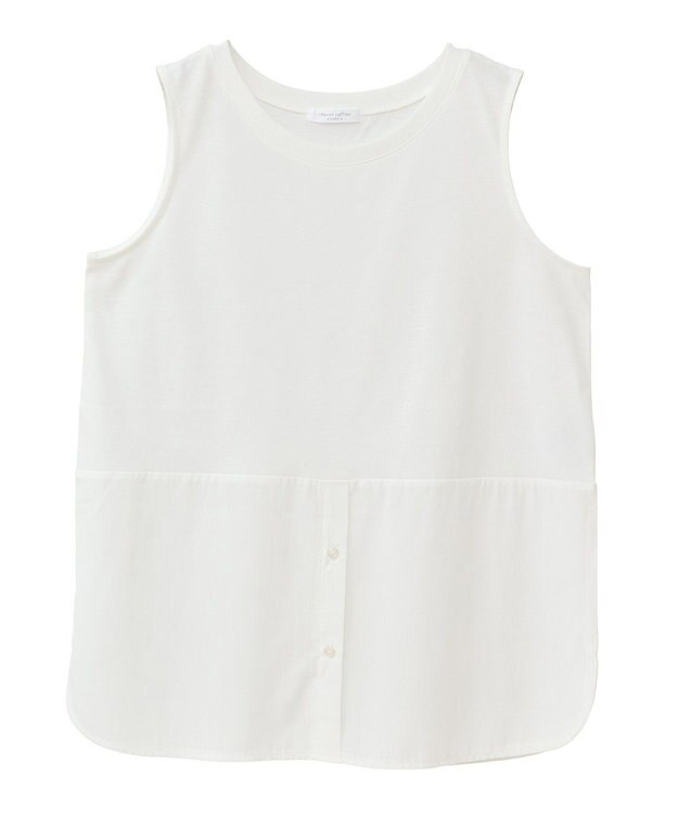 Green Parks シャツドッキングタンクトップ Stripe