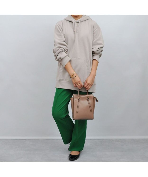 UNBILLION カシュカシュ cachecache / ノットハンドル縦長ミニトート オーク