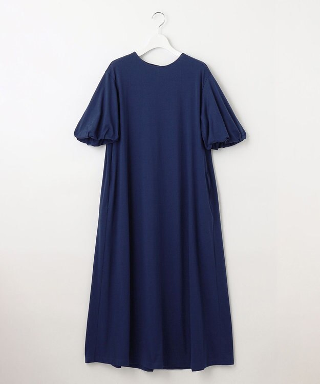 UNFILO 【吸水速乾/マシンウォッシャブル】CVC天竺 ワンピース ダルブルー系