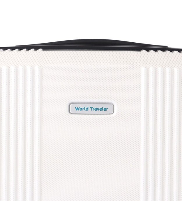 ACE BAGS & LUGGAGE World Traveler ボトムベイ スーツケース 34リットル 2~3泊 3kg 機内持ち込みサイズ キャスターストッパー 双輪キャスター 06951 ワールドトラベラー キャリーケース ホワイトカーボン
