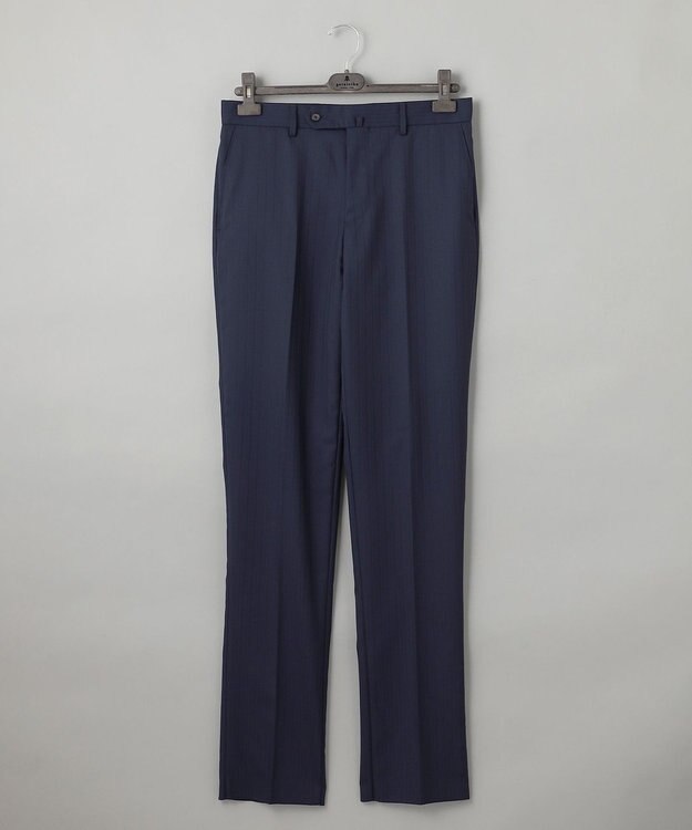 GOTAIRIKU シワになりにくい【御幸毛織/みゆきけおり】DRY SPINNER(ドライスピナー)スーツ（ネイビーストライプ） ネイビー系1