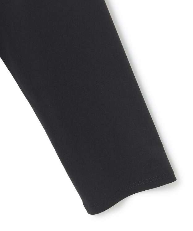 ICB L 【洗える】ジョーゼットジャージー プルオーバー ブラック系