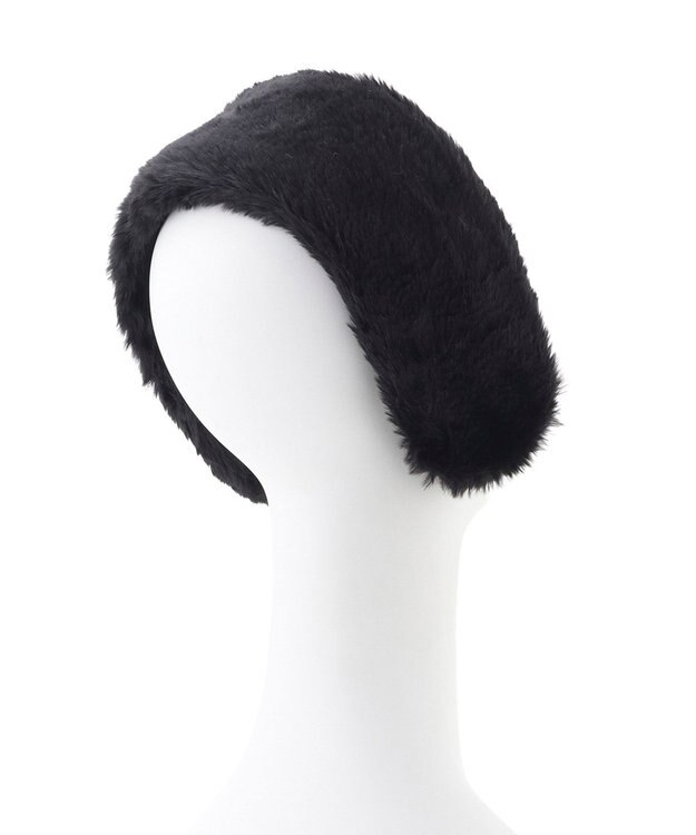 MOONBAT PAUL&JOE ACCESSOIRES(ポール&ジョー)カチューシャ イヤマフ ネコチャーム付 ブラック