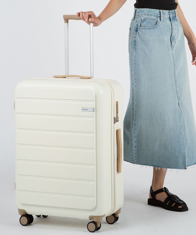 ACE BAGS & LUGGAGE ACE フレットボード スーツケース M 68L 05433 エース アイボリー