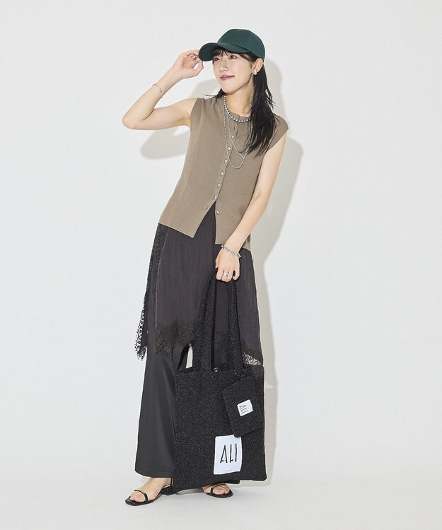AMERICAN HOLIC 26AWパテッドホリホリトートバッグ Black